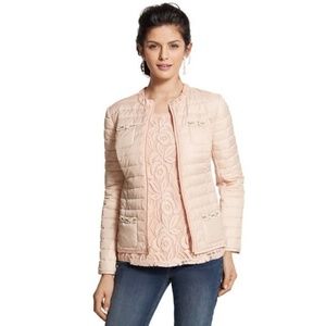 •Chicos• Paris Quilted Jacket
